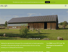 Tablet Screenshot of mesh-energy.com